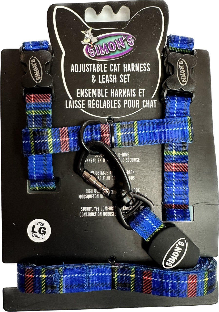 Simon’s Adjustable Cat Harness & Leash Set