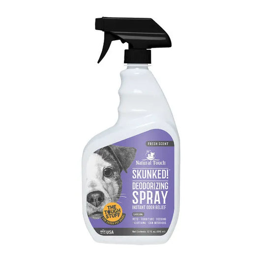 Les trucs difficiles Skunked! Spray désodorisant pour animaux de compagnie, 946 ml