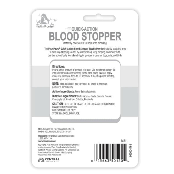 Healthy Promise Quick-Action Blood Stopper Styptic Powder, 0.5oz