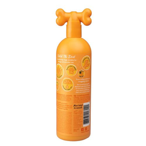 PET HEAD Ditch The Dirt Deodorizing Shampoo for Dogs, Orange with Aloe Vera, 16 fl oz (475 ml)