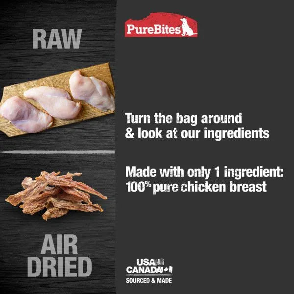 PureBites Air Dried Chicken Breast Strips (156g)