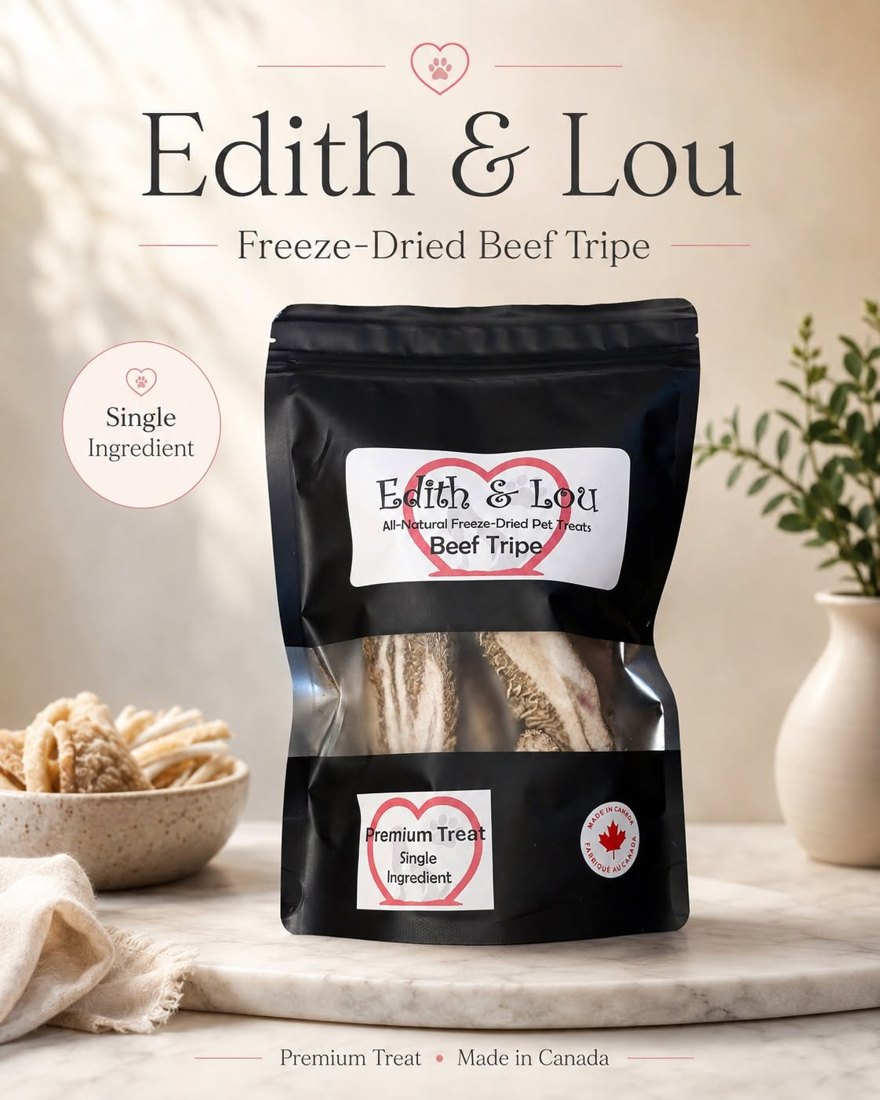Edith & Lou freeze-dried beef tripe