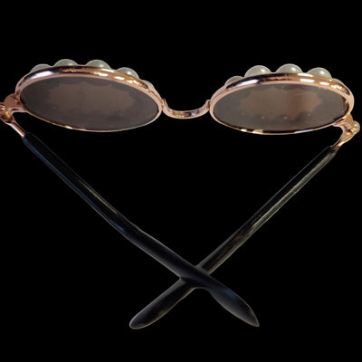 Sunglasses with Faux Pearl