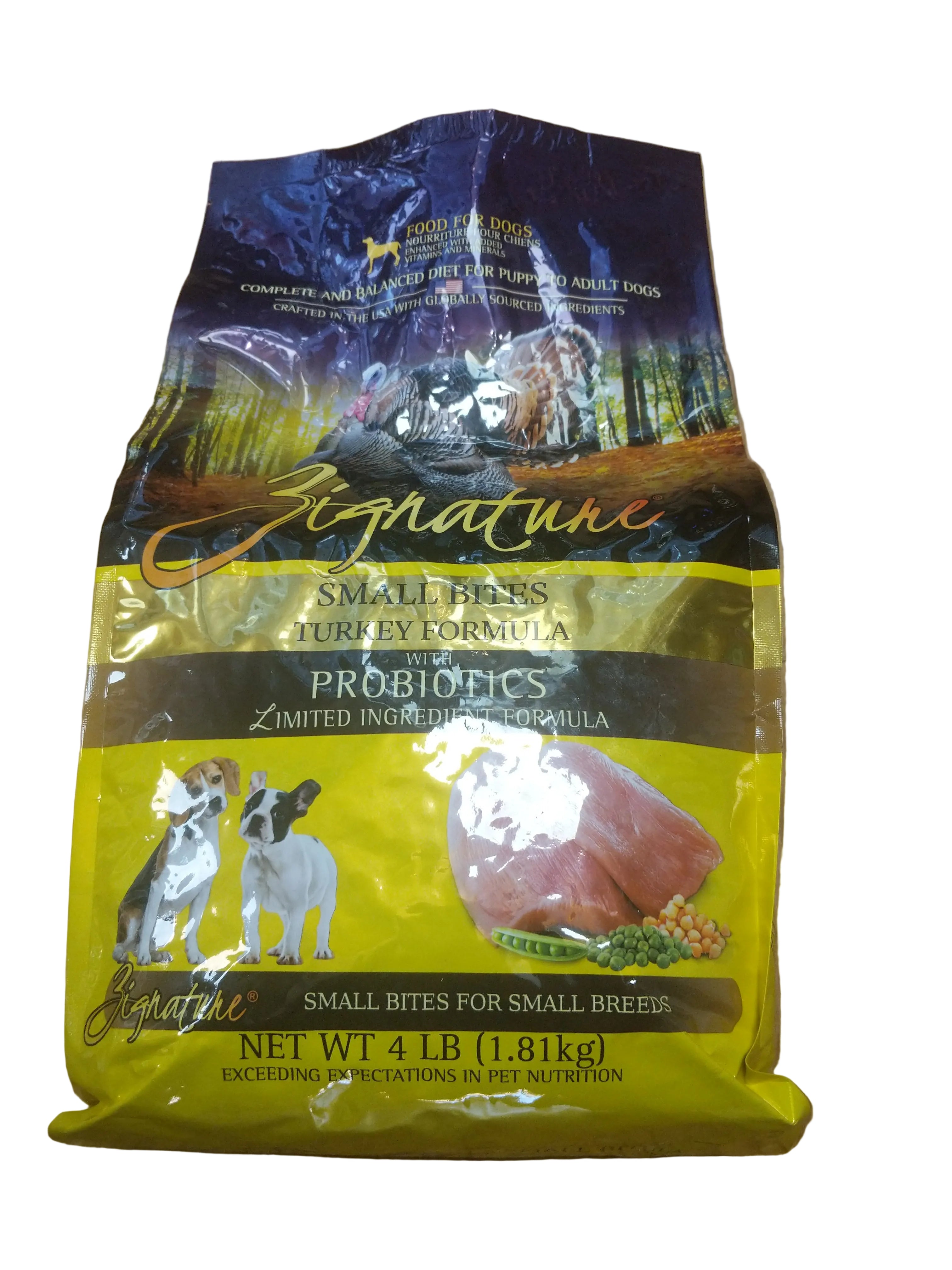 Zignature Small Bites, Turkey Formula, 4lb
