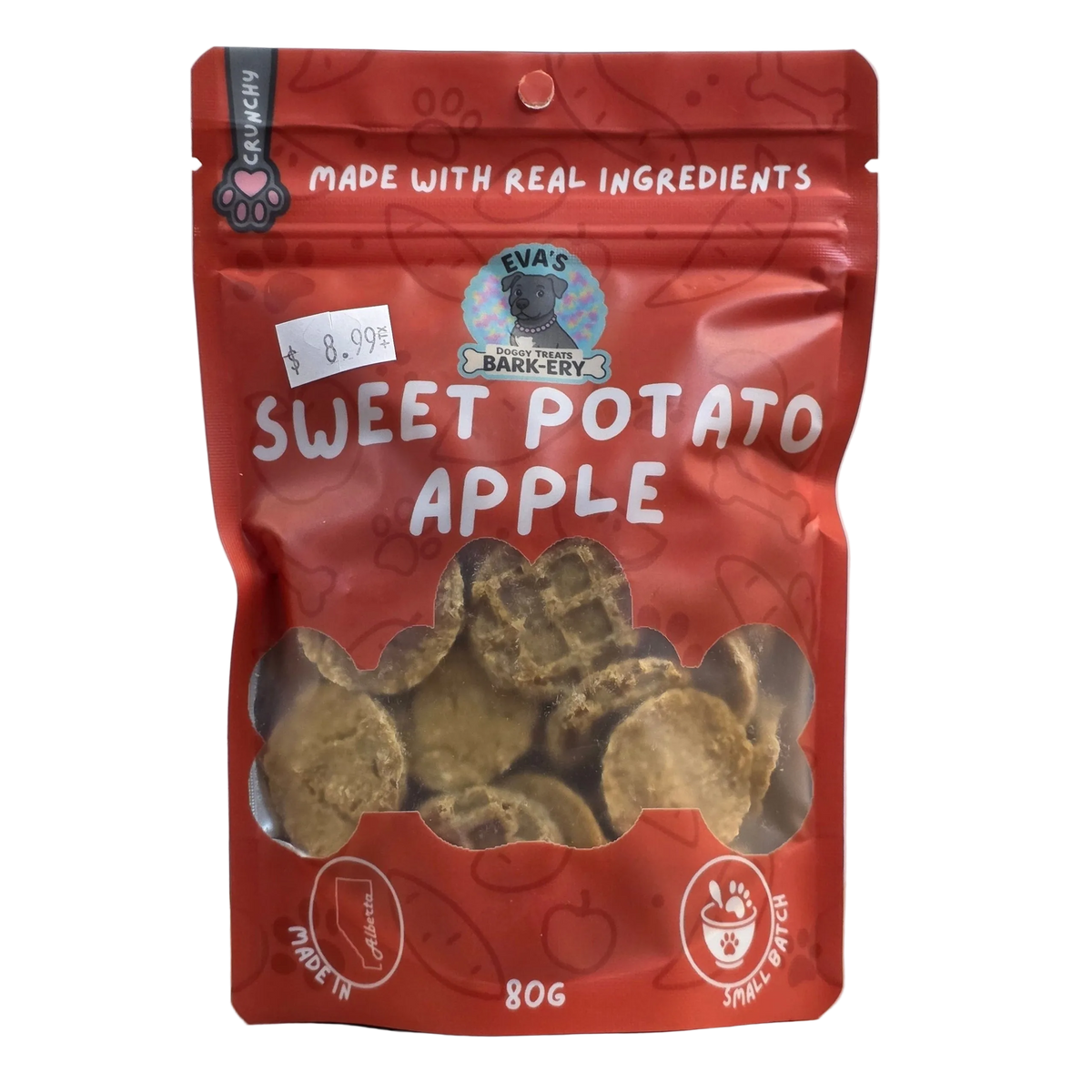 Eva's Doggy Treats Bakery Cookies, 85g Bag
