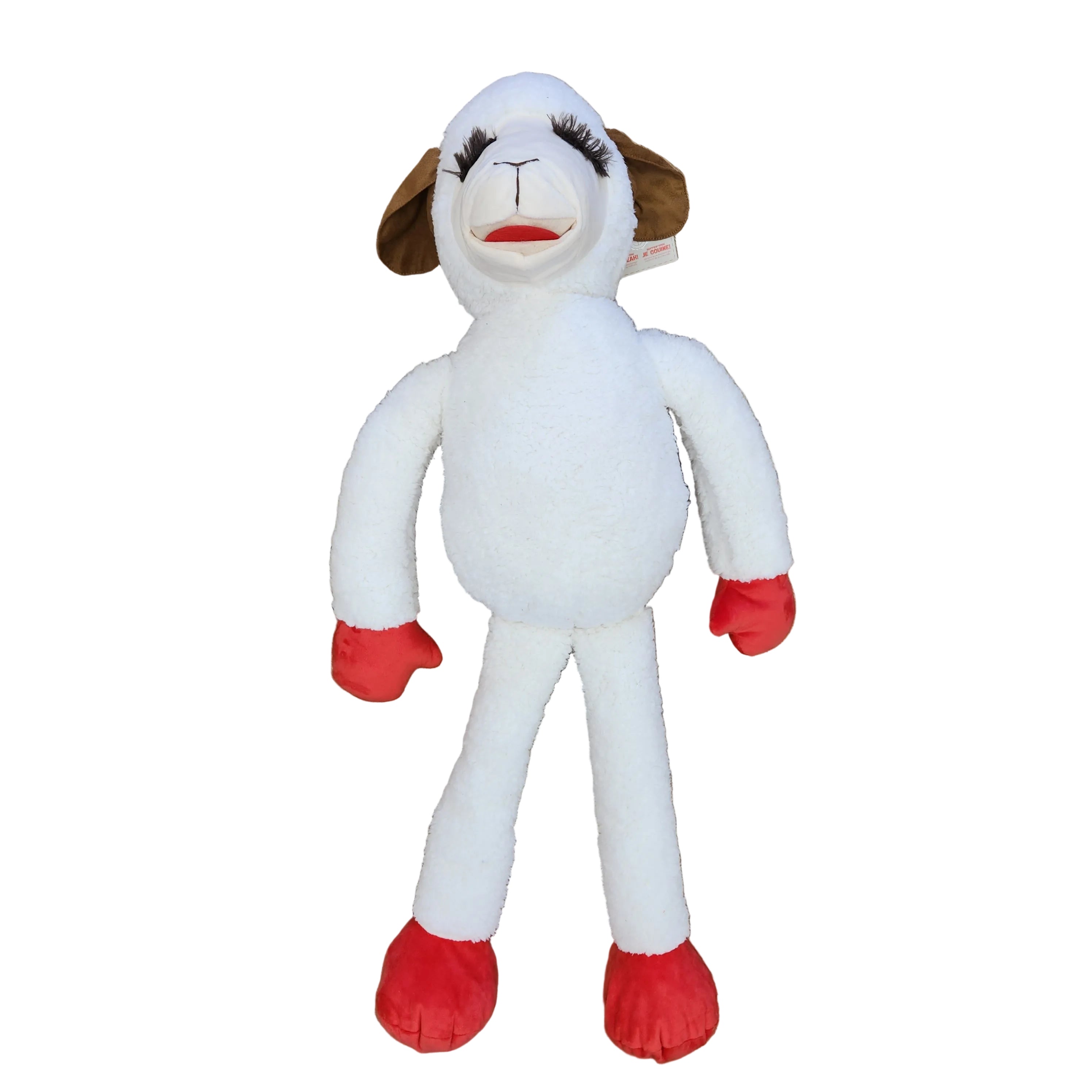 Multipet Lamb Chop Stuffed Dog Toy with Squeaker X Large 36"