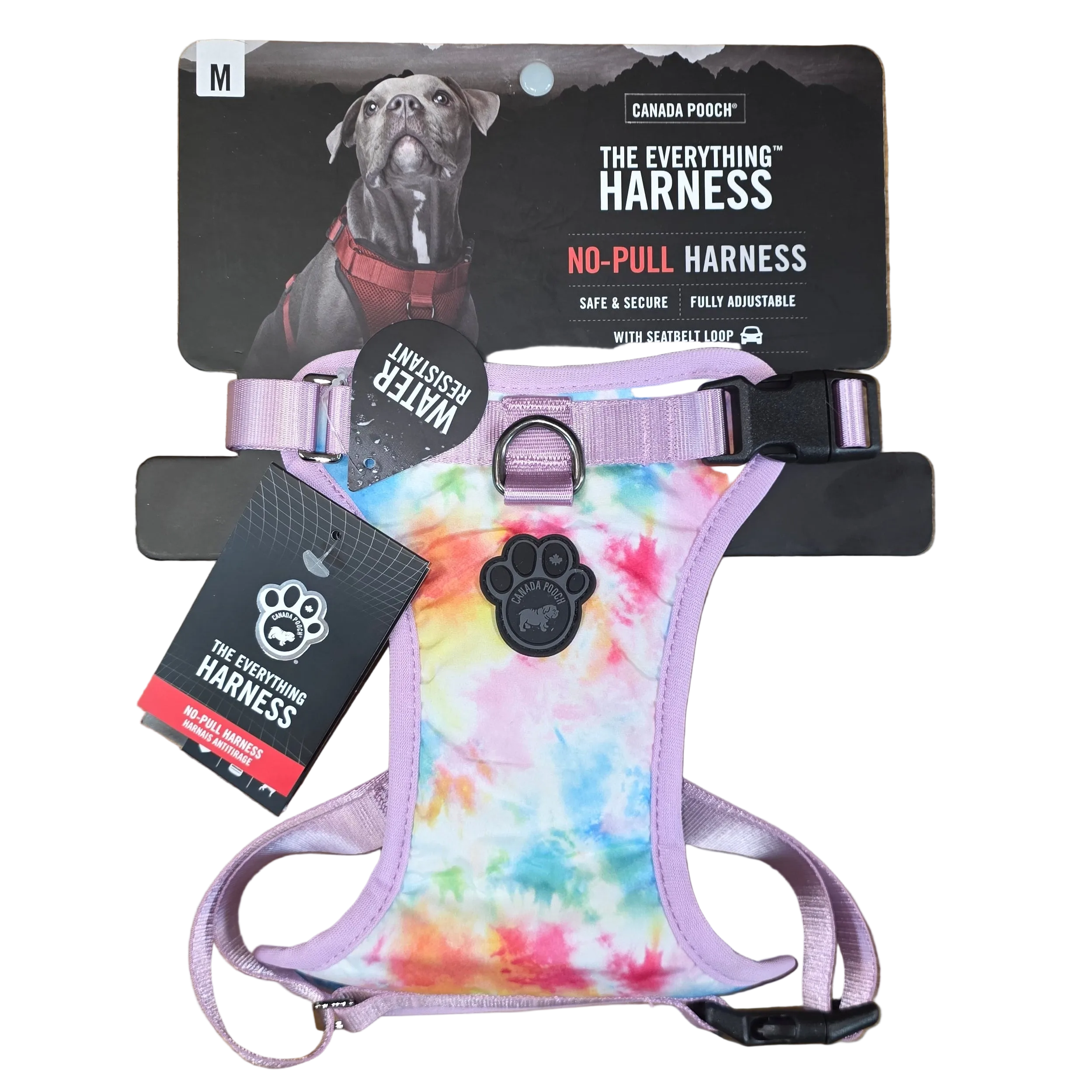 Canada Pooch Everything Harness, Pink/Tie-dye