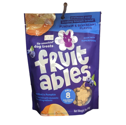 Gâteries Fruitables à la citrouille et aux bleuets (198 g)