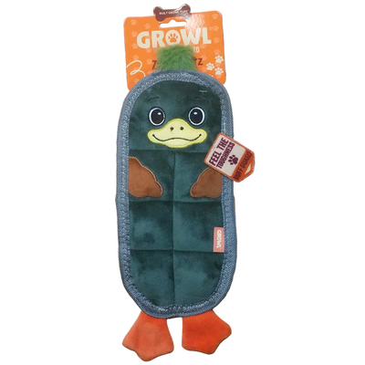 Growl Zoo Matz No Stuffing Ruff Guard Dog Toy