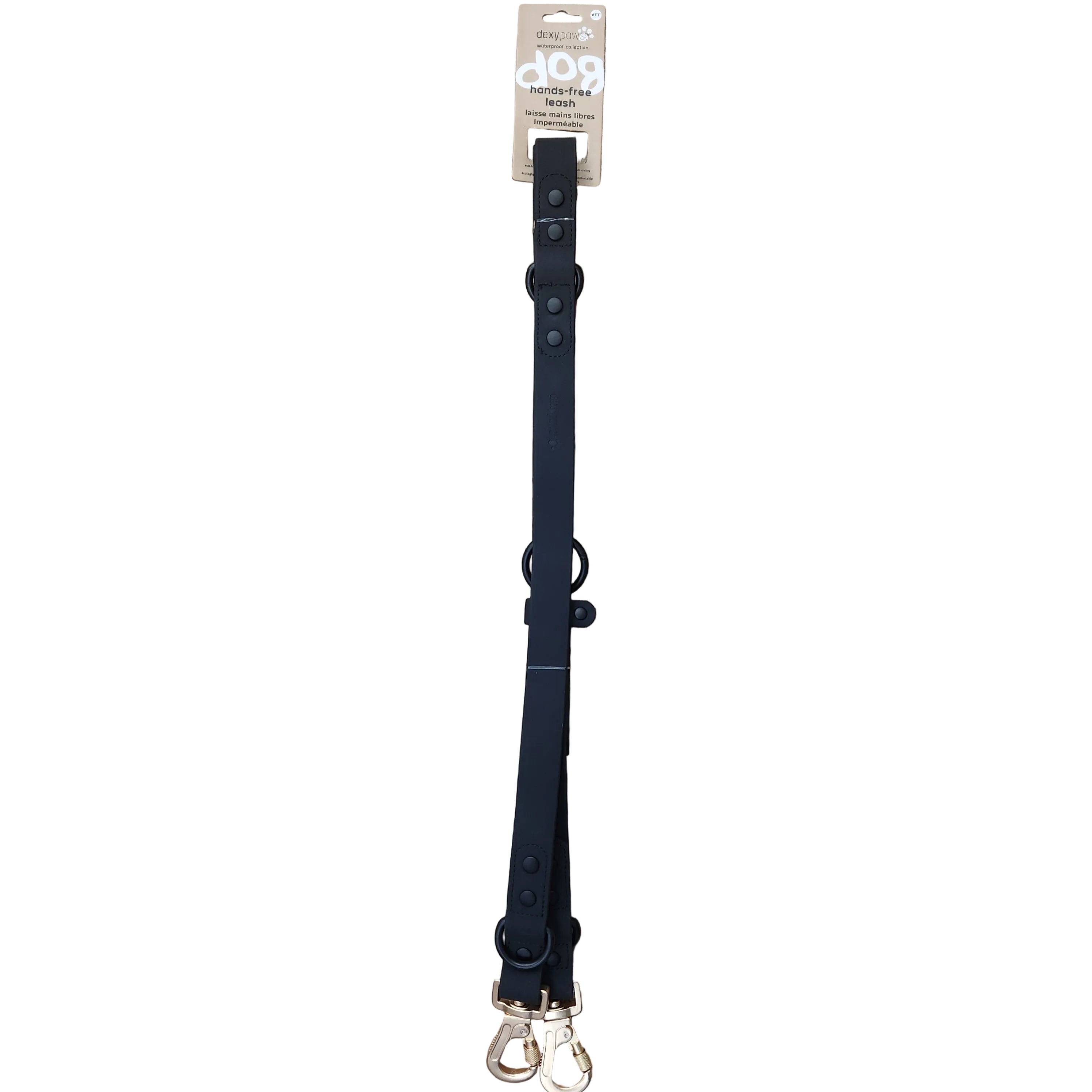 DexyPaws Waterproof Hands Free Dog Leash 6'x1"