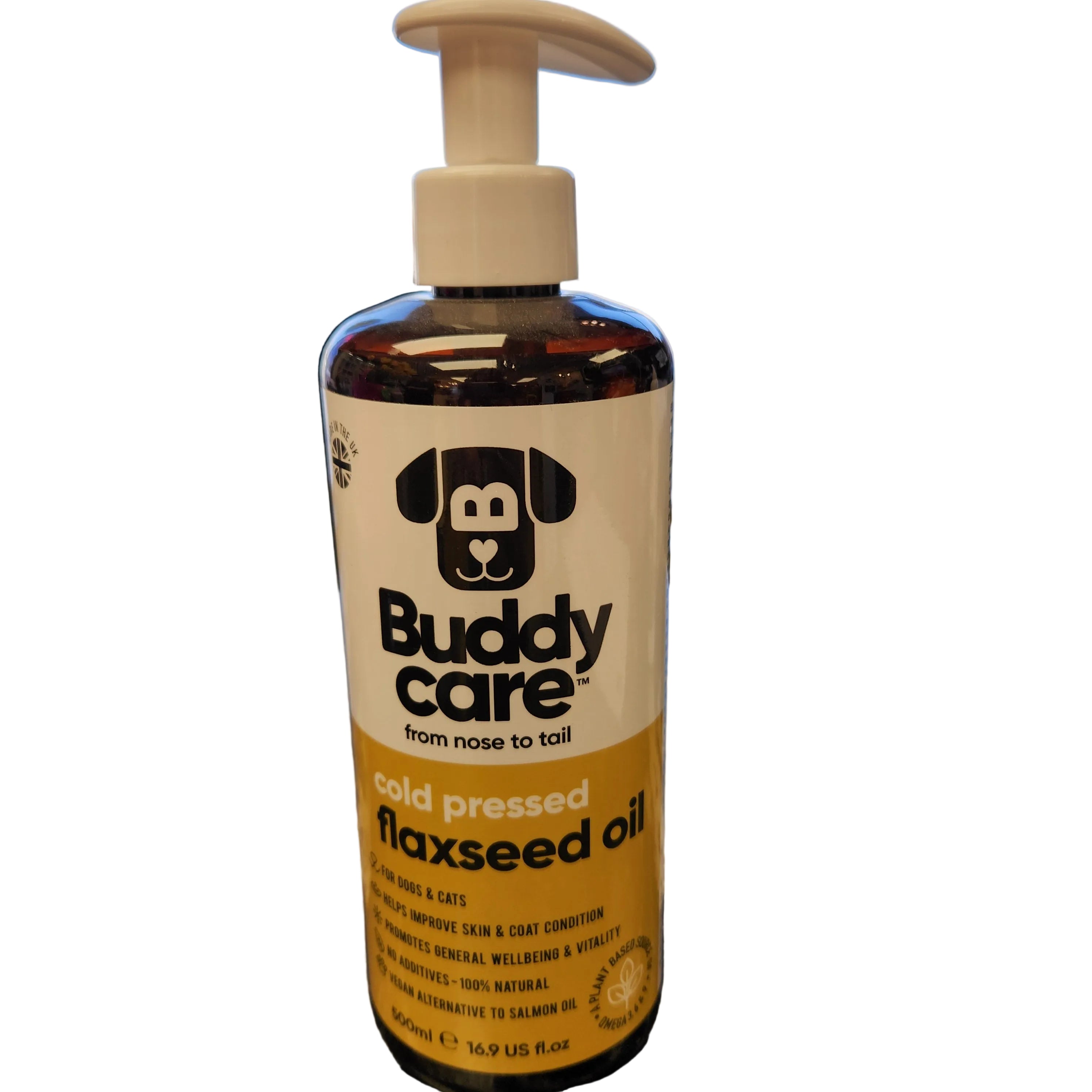 Buddy Care Cold Pressed Flaxseed Oil 500ml