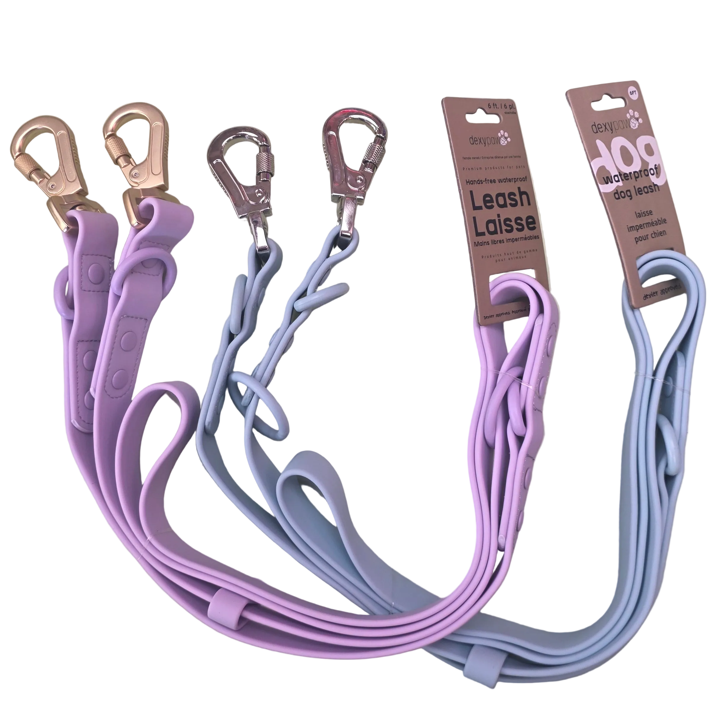DexyPaws Hands-free Waterproof Dog Leash, 6 ft.