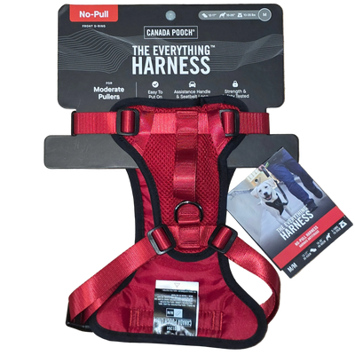 Canada Pooch Everything Harness, Red/Black