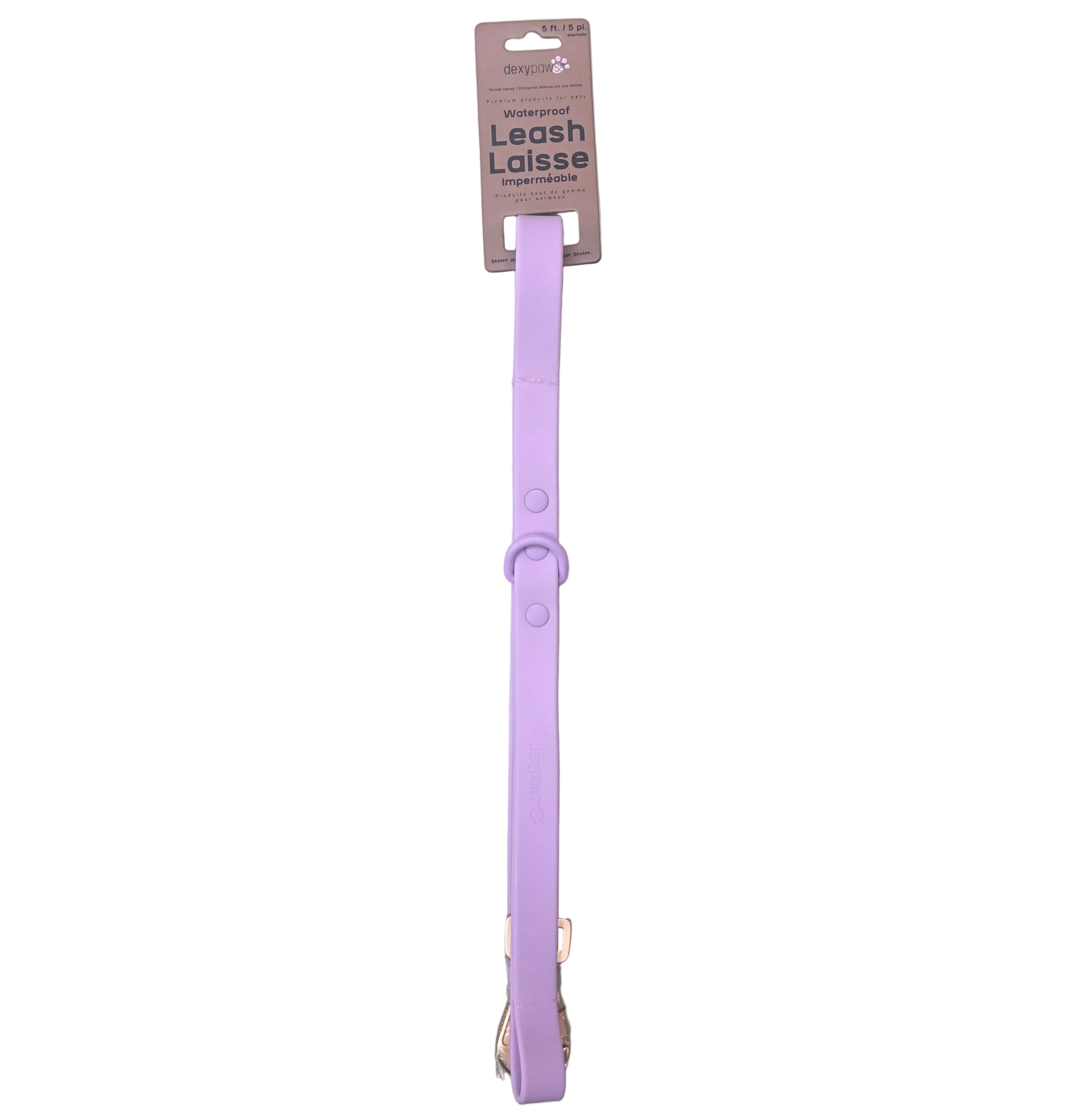 DexyPaws Waterproof Dog Leash, 5 ft.