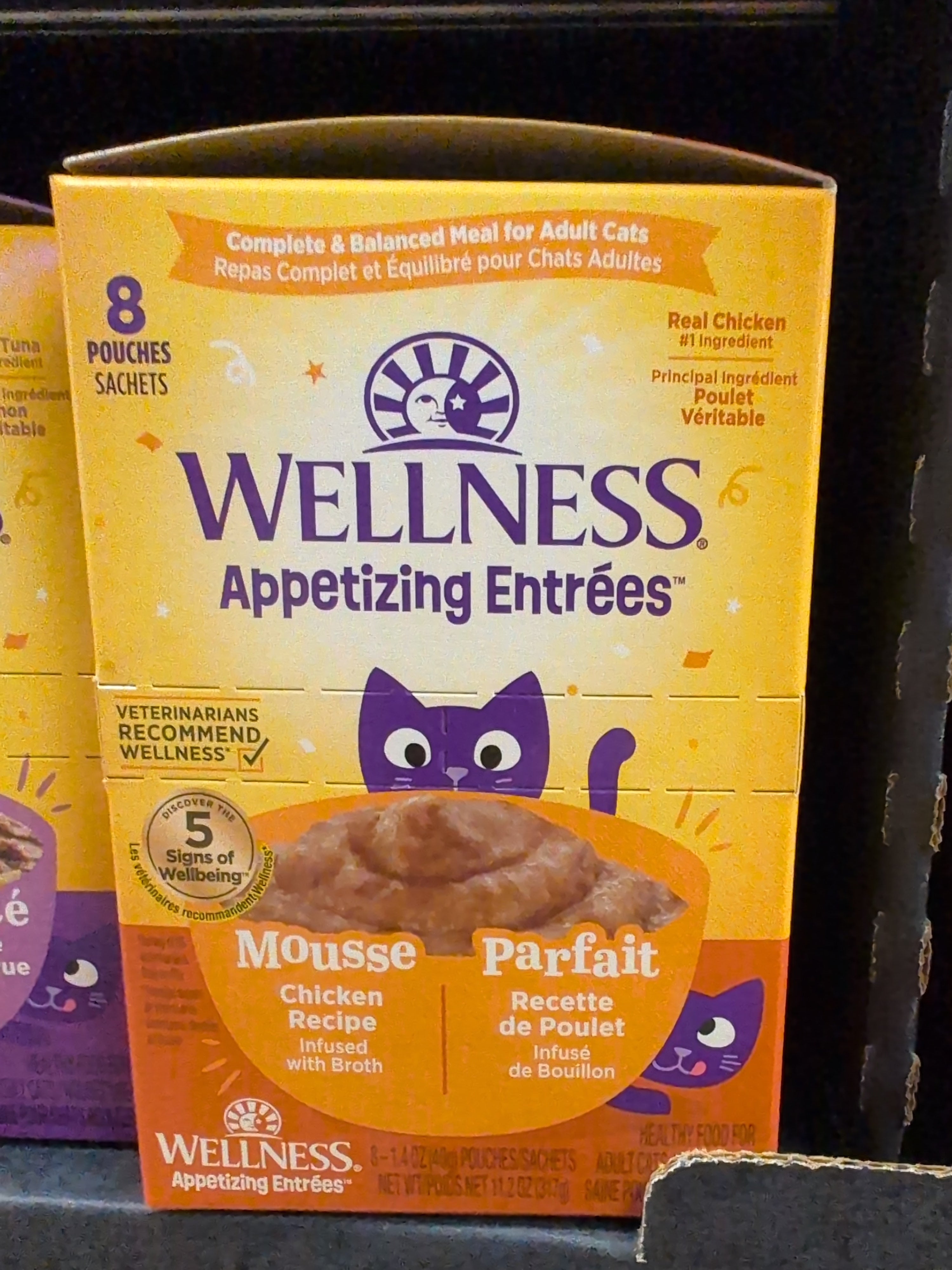 Wellness Appetizing Entrees, Adult Cat Food Pouches