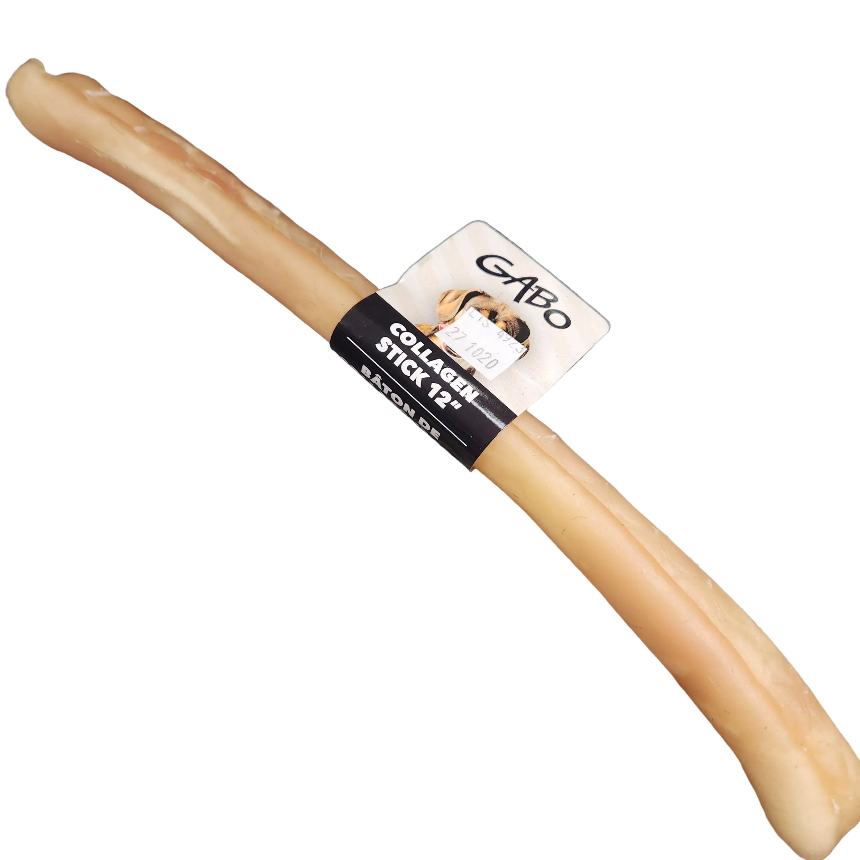 Gabo 12" Large 100% Beef Collagen Stick