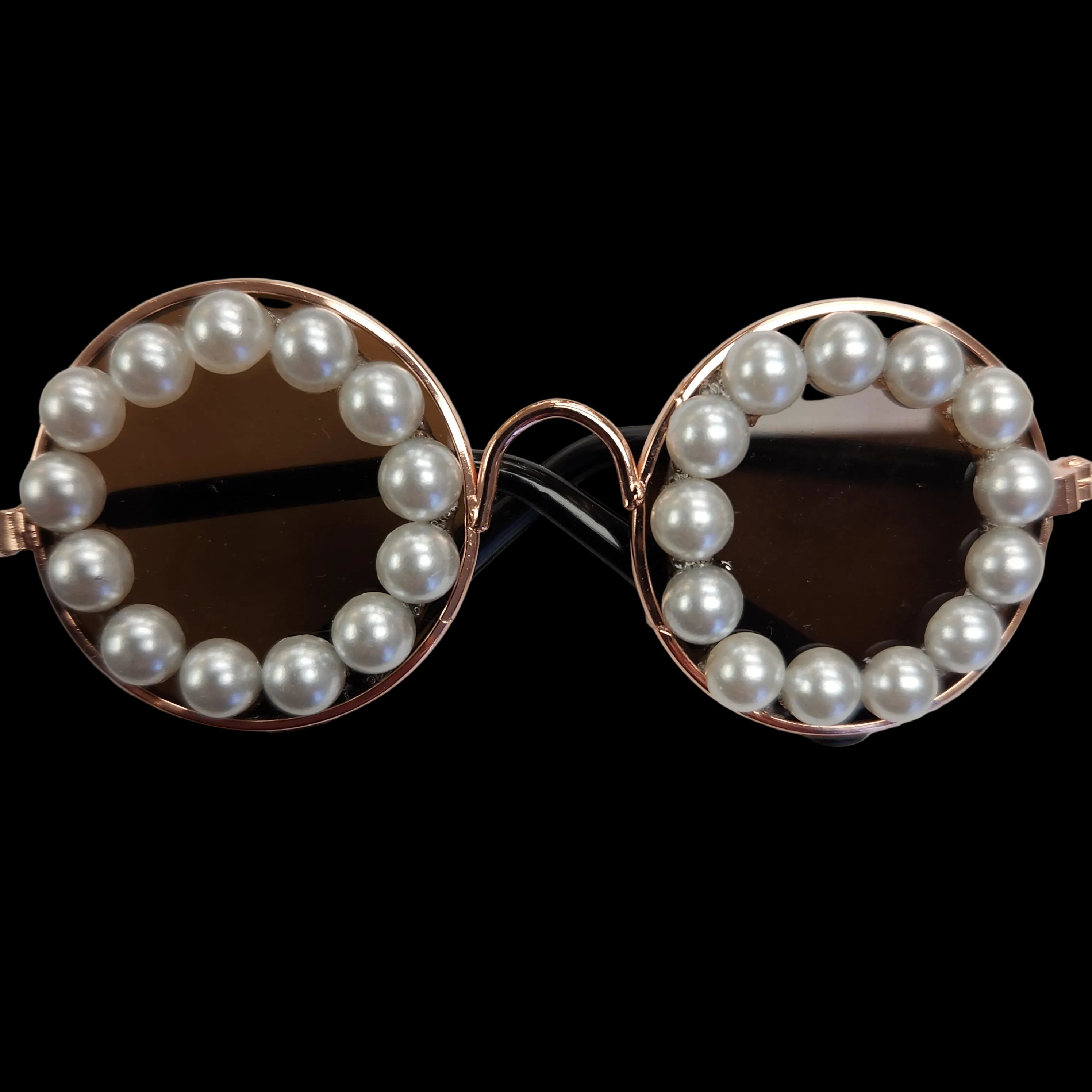 Sunglasses with Faux Pearl