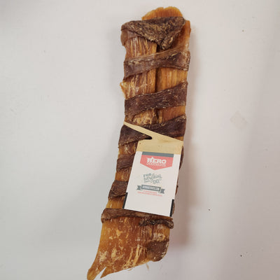 Hero Dehydrated Beef Backstrap and Gullet Stick 9-12"