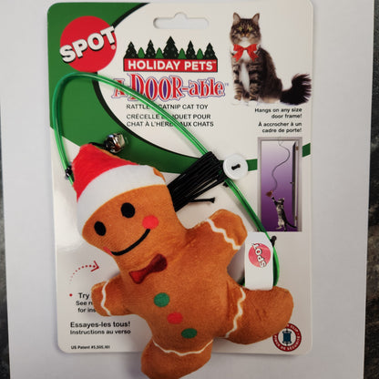 Spot Holiday Pets A-Door-Able Catnip & Rattle Toy for Cats