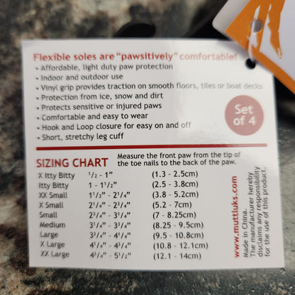 Hott Doggers Boots for Dogs with Stretchy Cuffs