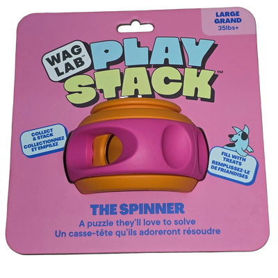WAG LAB Play Stack, Treat Toy 4 Different Types in 2 Sizes