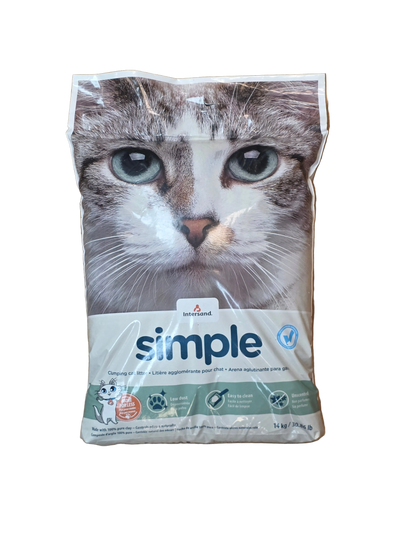 Intersand Simple Clumping Cat Litter, 20lb