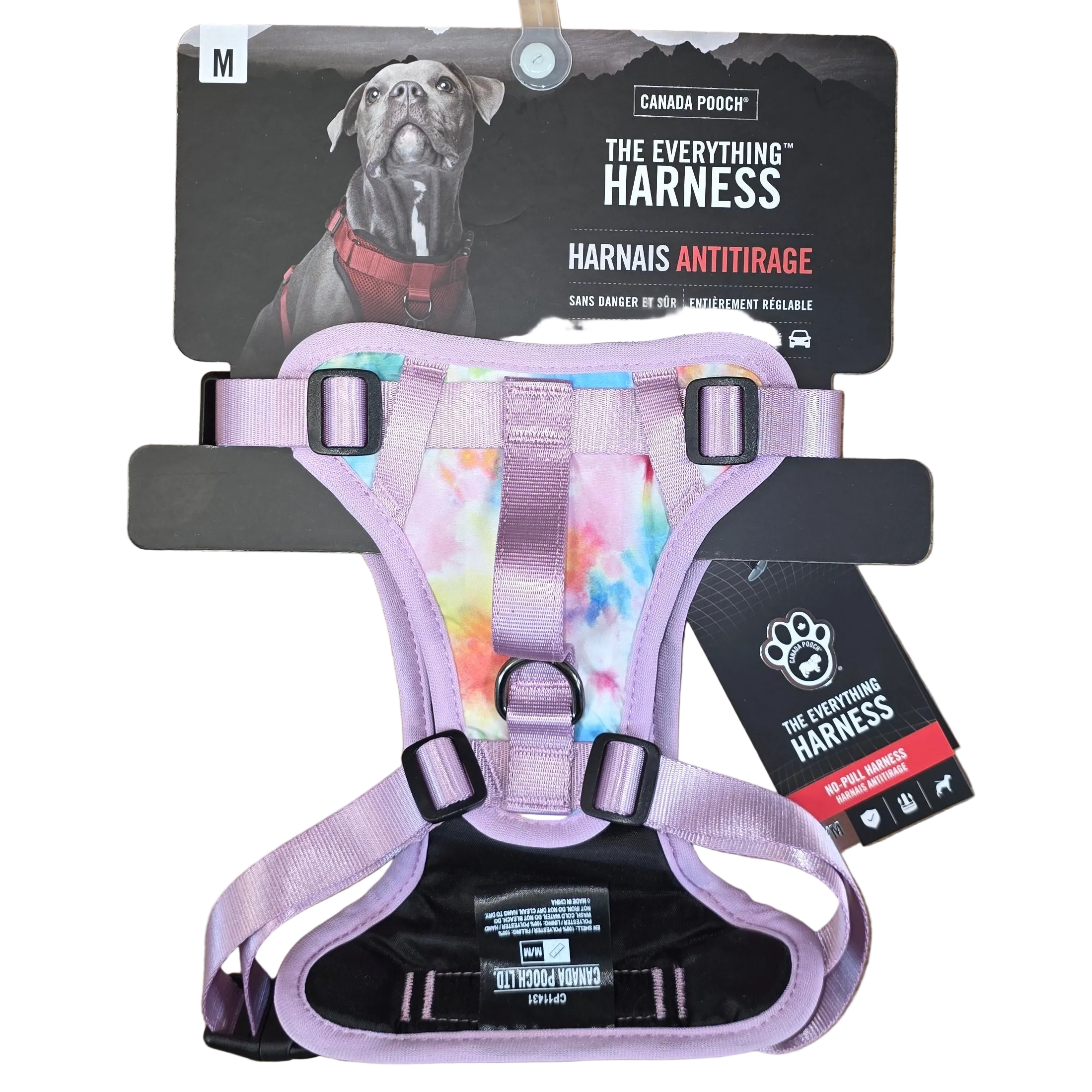Canada Pooch Everything Harness, Pink/Tie-dye
