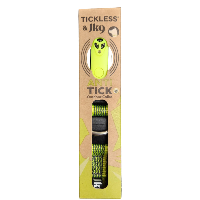 Tickless Rechargeable Ultrasonic Flea & Tick Repeller with JK9 Outdoor Collar for Smaller Dogs 16"