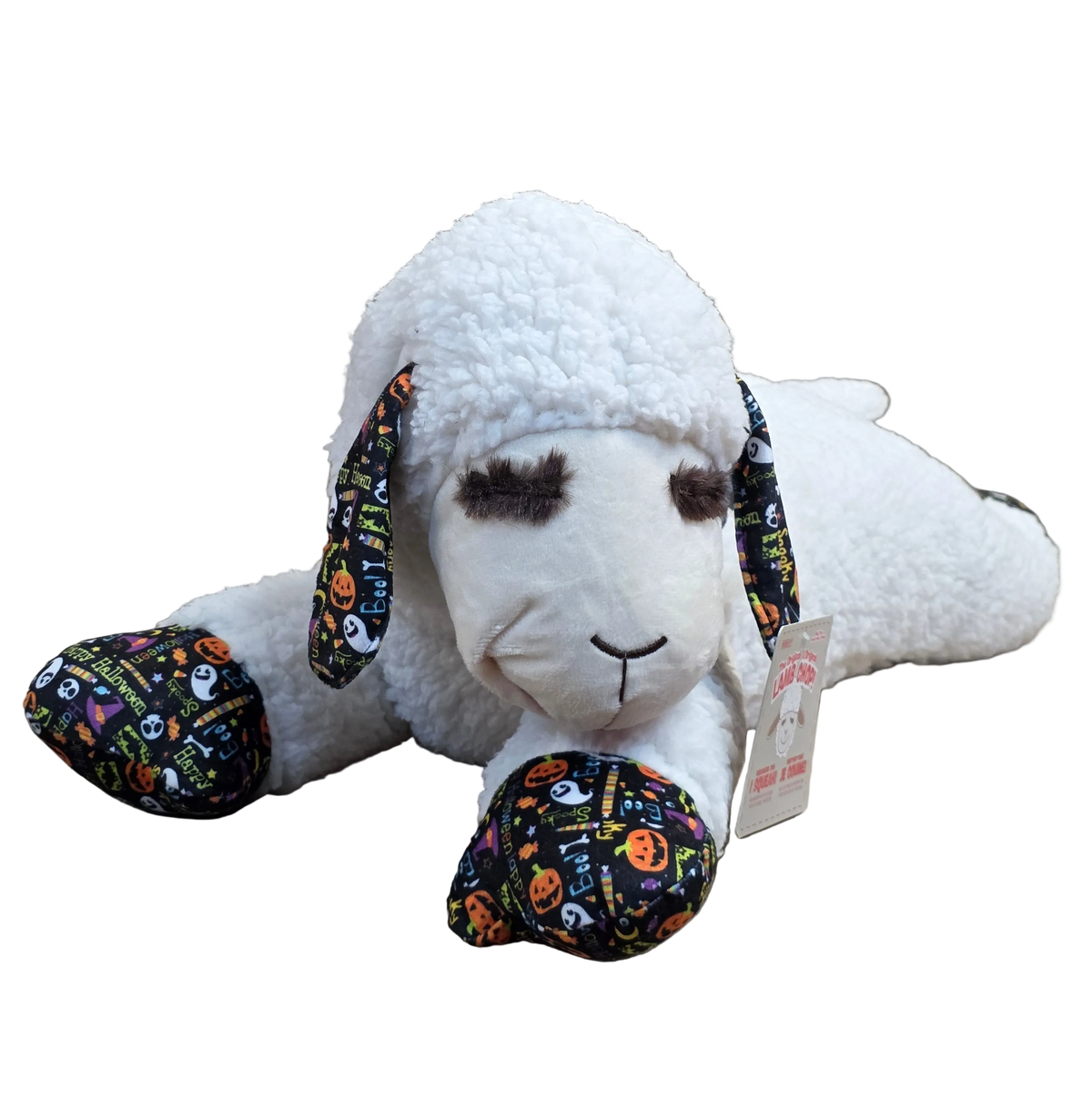 Multipet Lamb Chop Dog Toy, Happy Halloween, Large, 24"