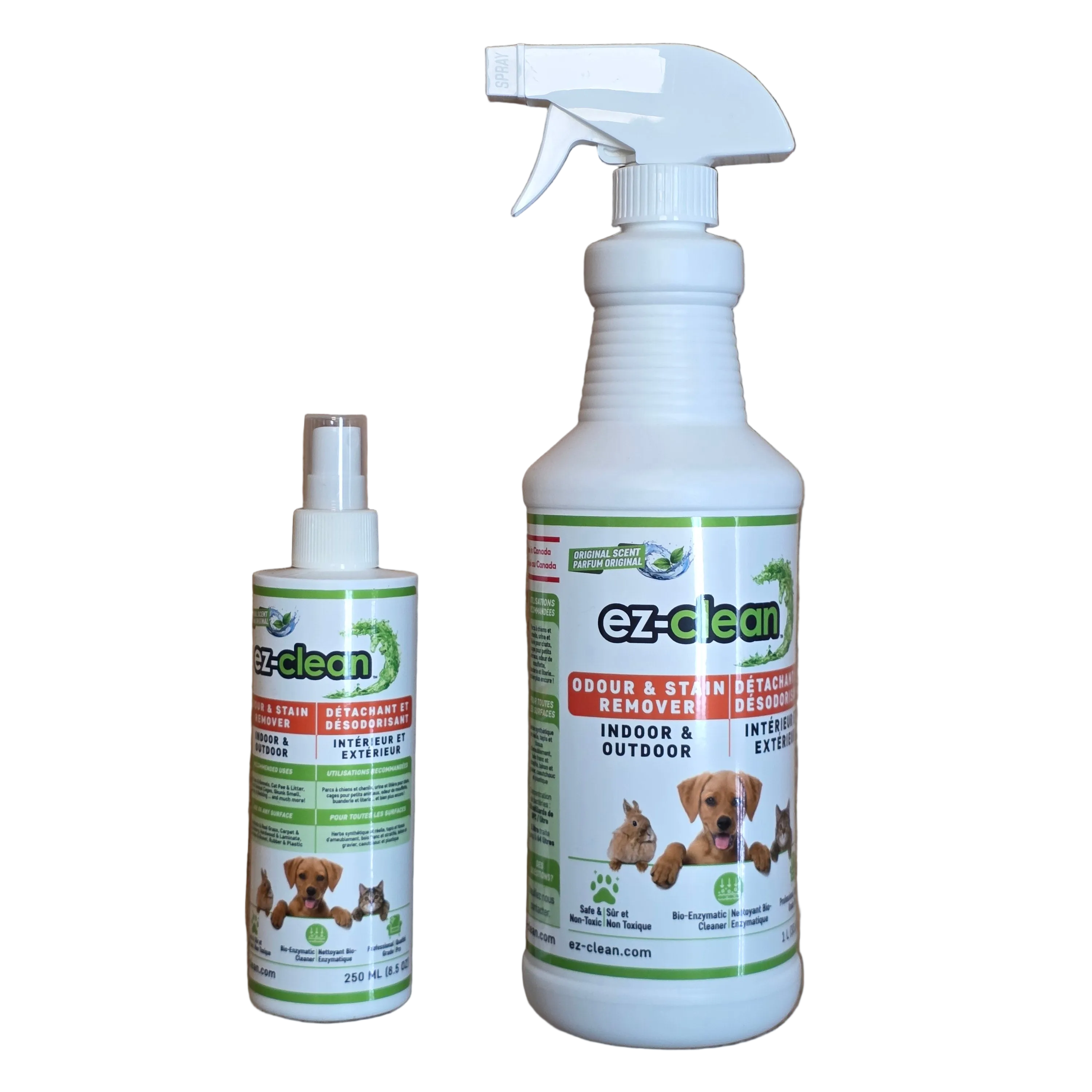 ez-clean Odor & Stain Remover, Indoor & Outdoor, All Pets, Spray Bottle