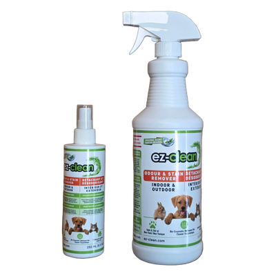 ez-clean Odor & Stain Remover, Indoor & Outdoor, All Pets, Spray Bottle
