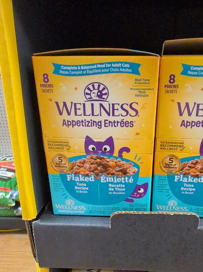 Wellness Appetizing Entrees, Adult Cat Food Pouches
