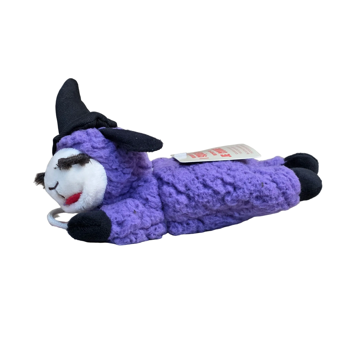 Multipet Lamb Chop Dog Toy, Halloween Witch, 6"