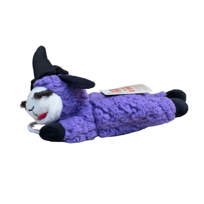 Multipet Lamb Chop Dog Toy, Halloween Witch, 6"
