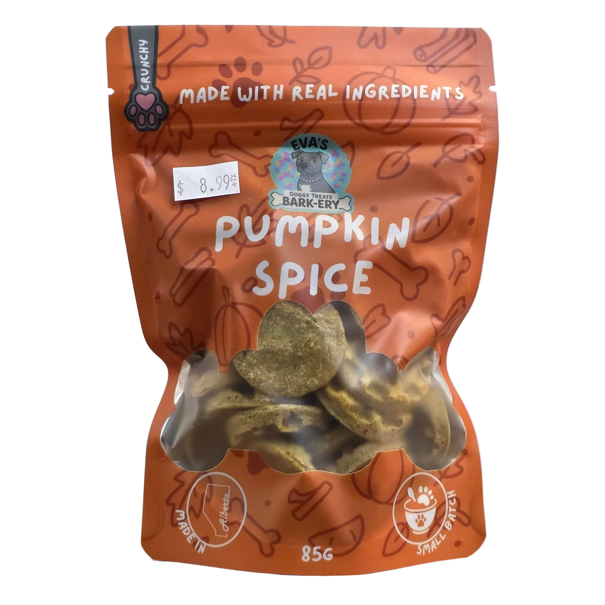 Eva's Doggy Treats Bakery Cookies, 85g Bag