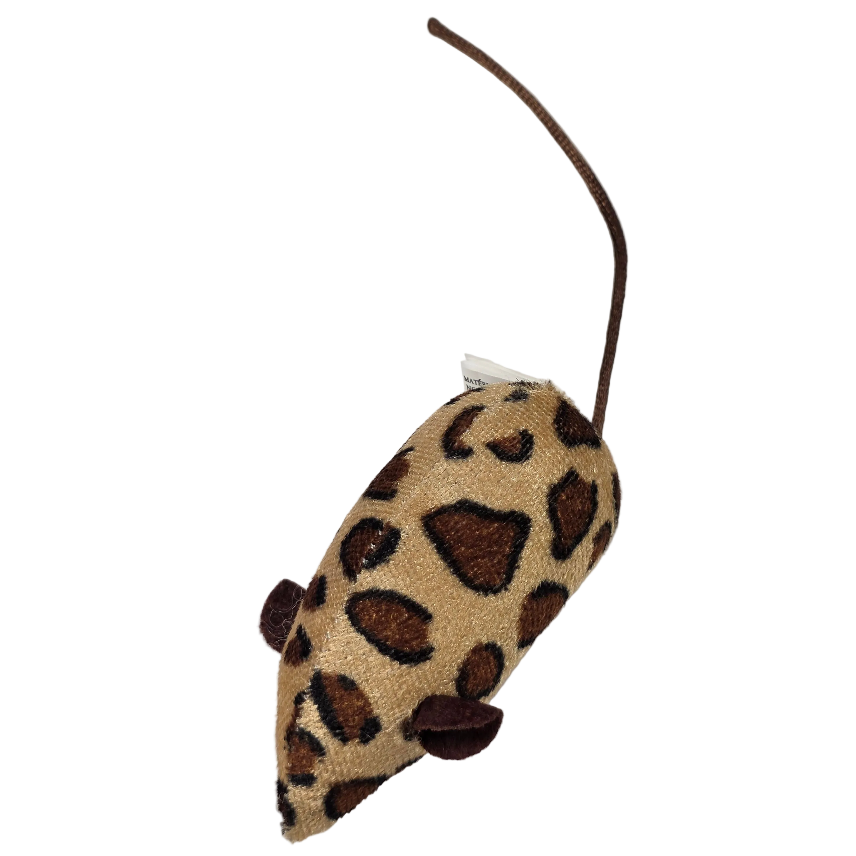 BüD’z Cat Toy, White Beige Mouse