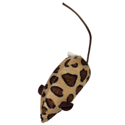 BüD’z Cat Toy, White Beige Mouse