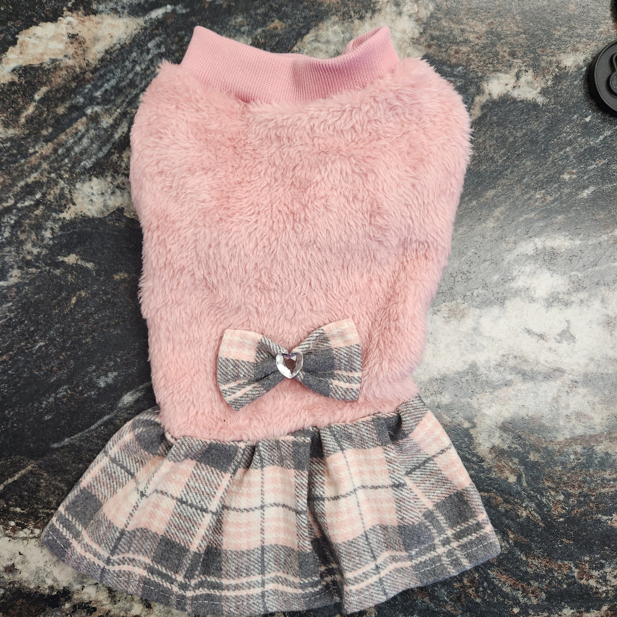 Fleece & Flannel Dog & Cat Dress Medium