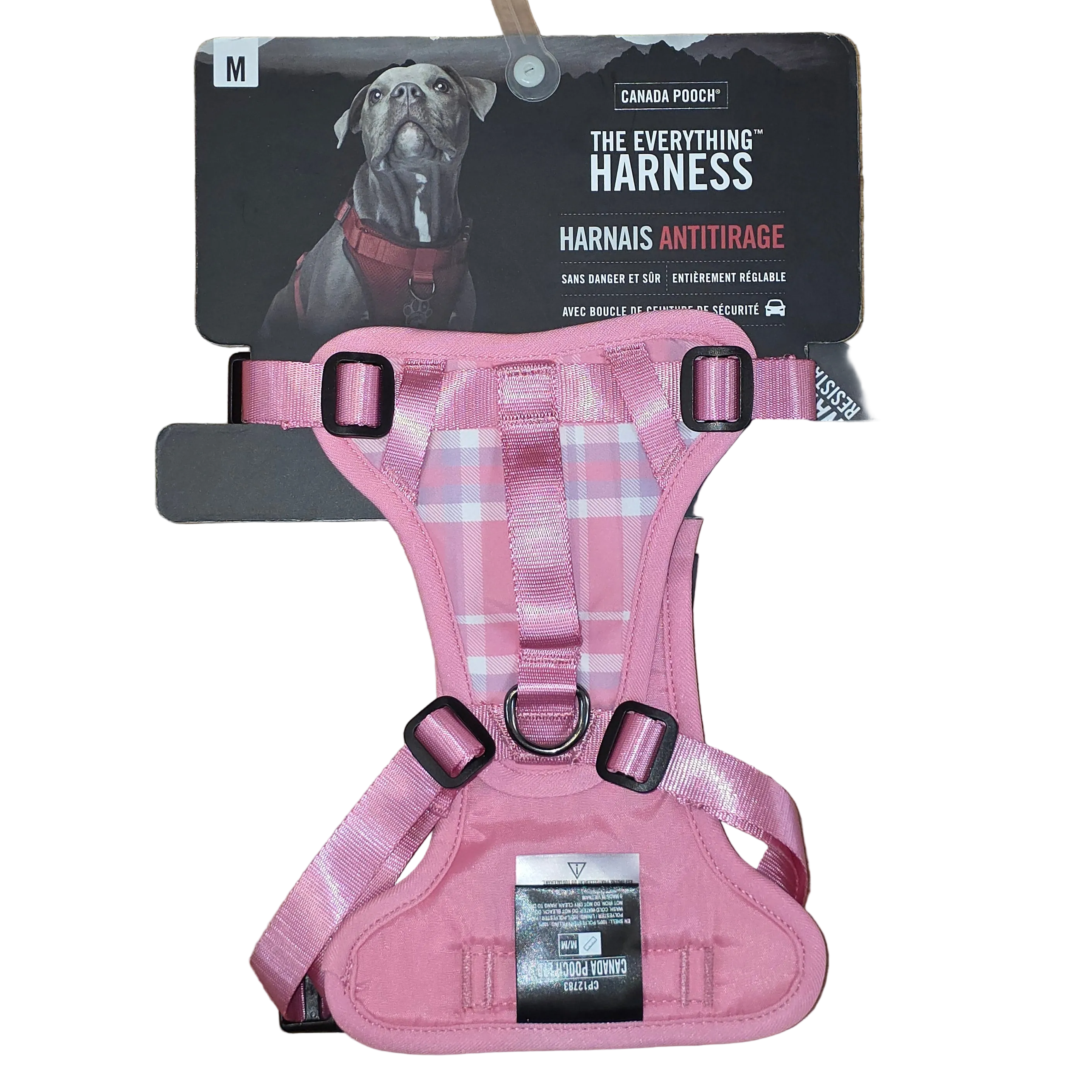 Canada Pooch Everything Harness, Pink Plaid