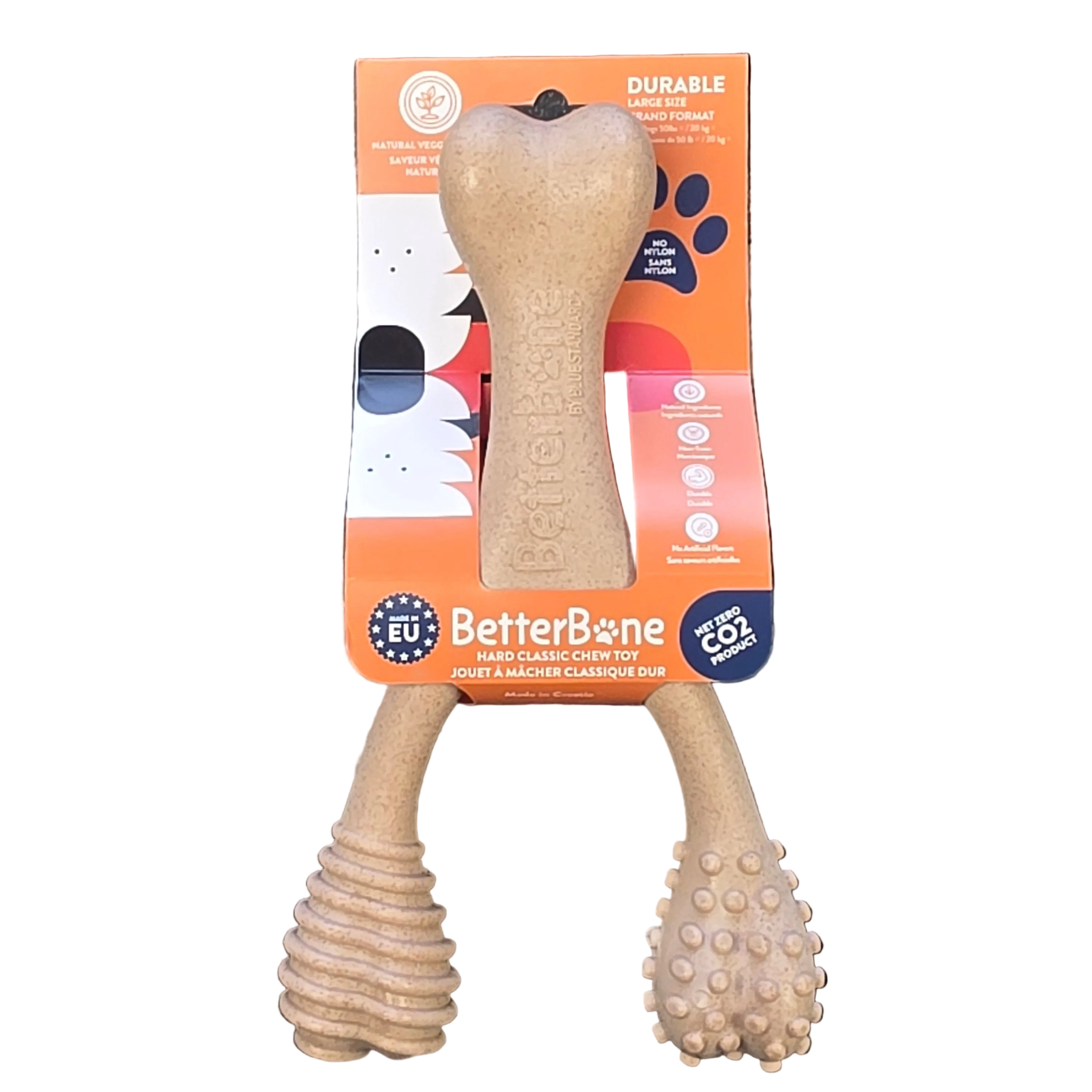 BetterBone Hard Classic Chew Bone for Hard Chewera, Durable