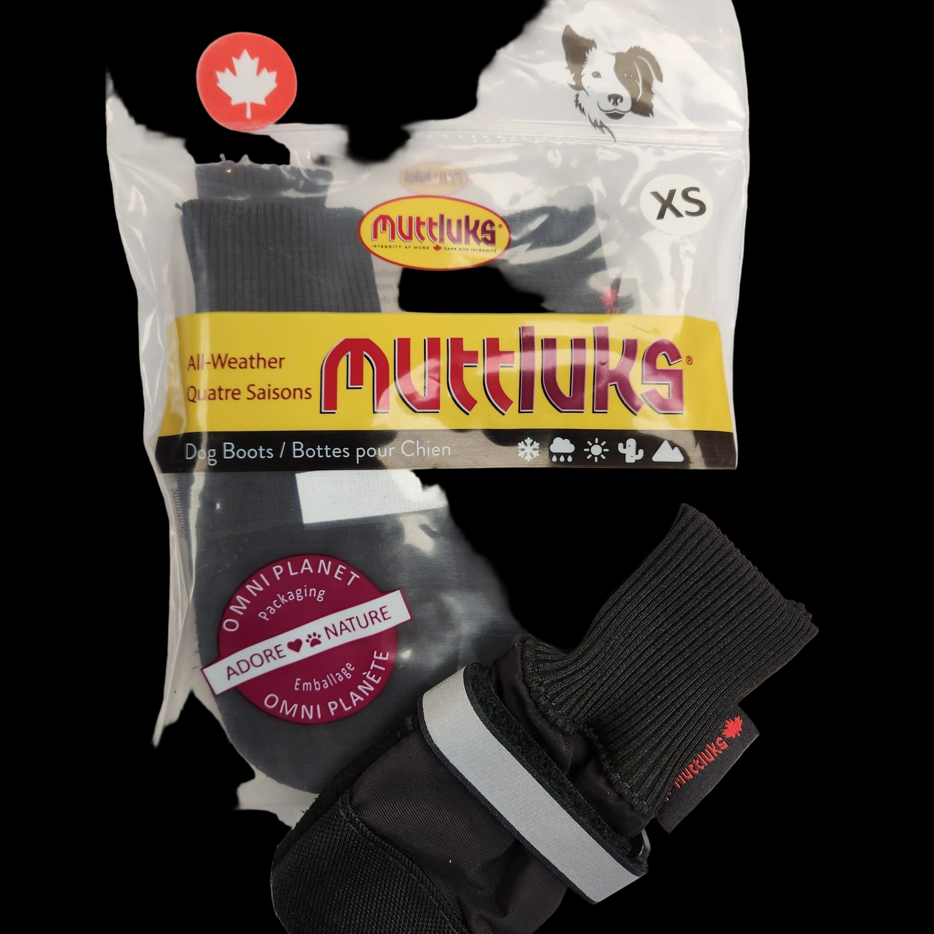Muttluks All Weather Dog Boots 4pk Small
