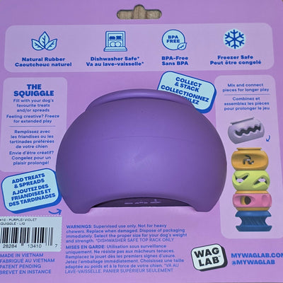 WAG LAB Play Stack, Treat Toy 4 Different Types in 2 Sizes