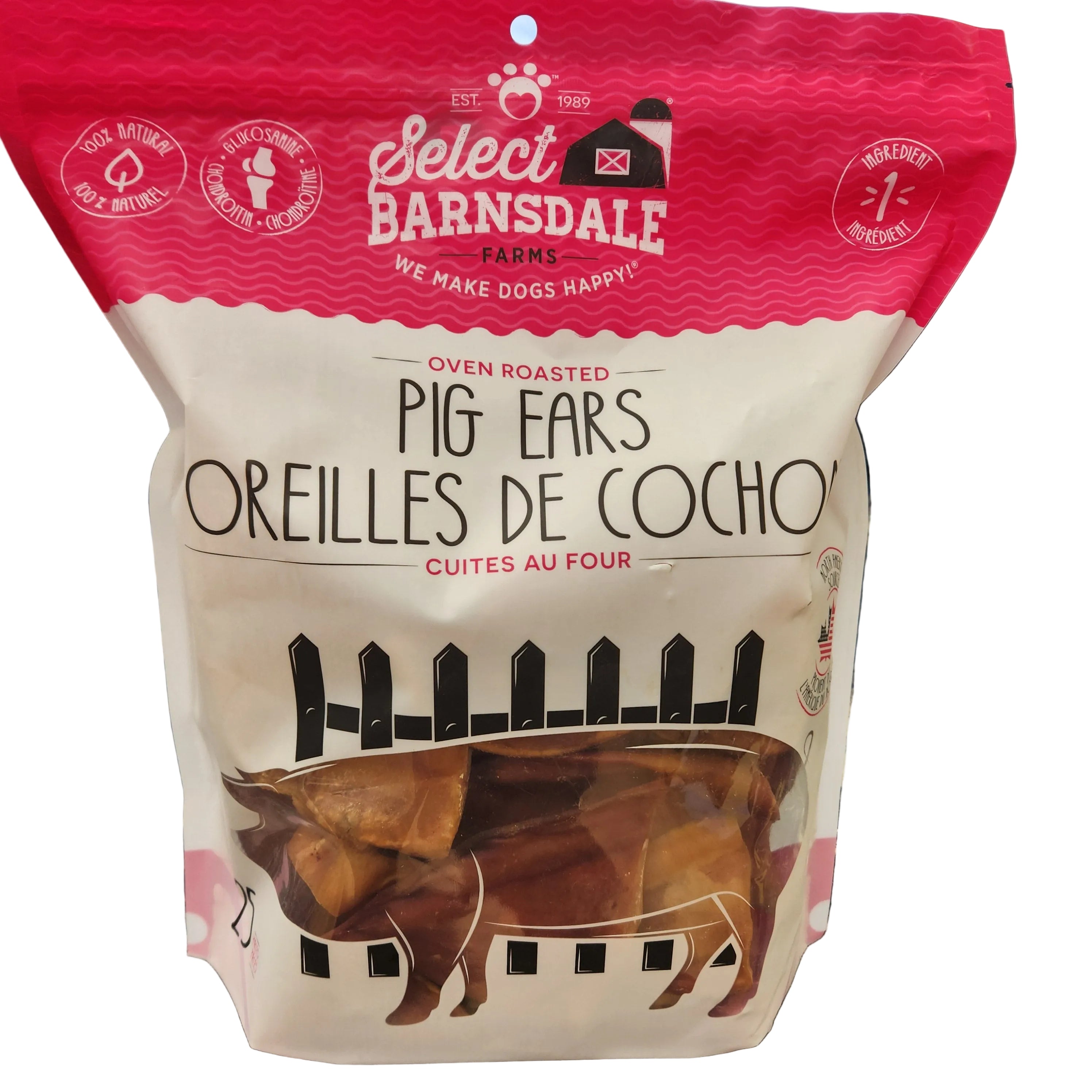 Barnsdale Oven Roasted Pig Ears 25pcs