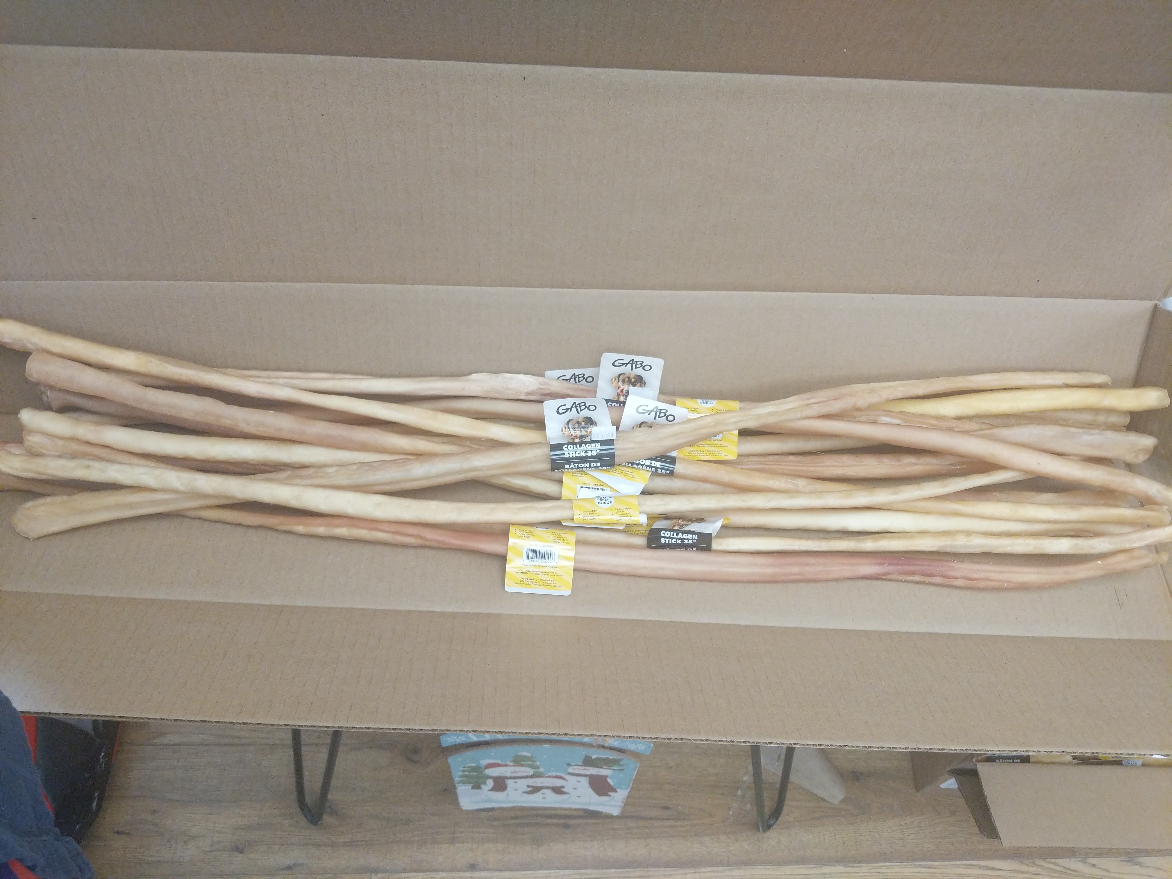 Gabo 35" Large 100% Beef Collagen Stick