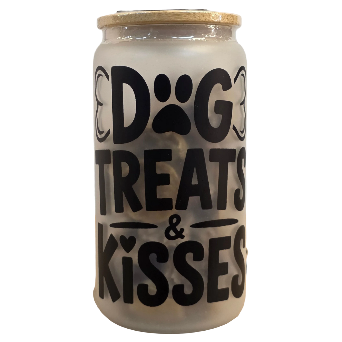 Eva's Doggy Treats, Treat Jars Filled with Bakery Dog Cookies