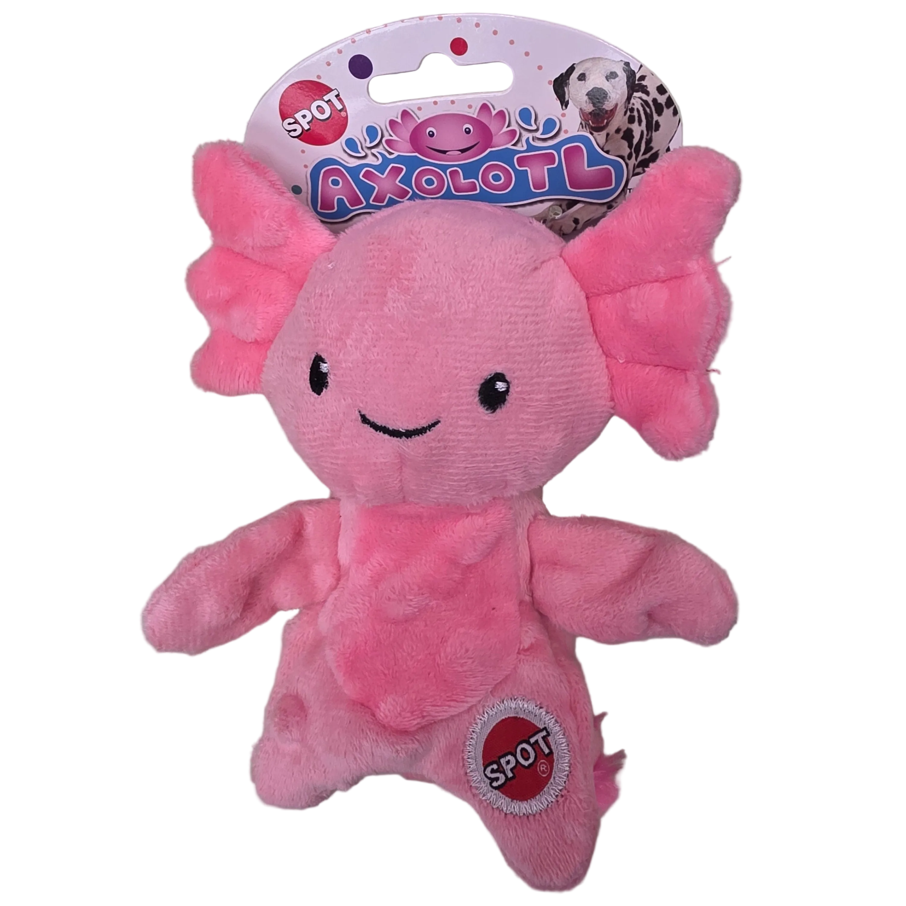 Spot Axolotl Plush Dog Toy, 6"