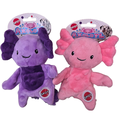 Spot Axolotl Plush Dog Toy, 6"
