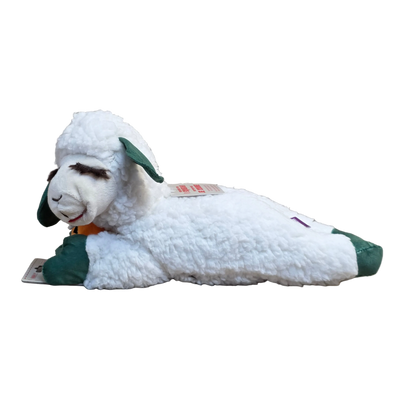 Multipet Lamb Chop Dog Toy, Halloween Jack-o'-lantern, 10.5"