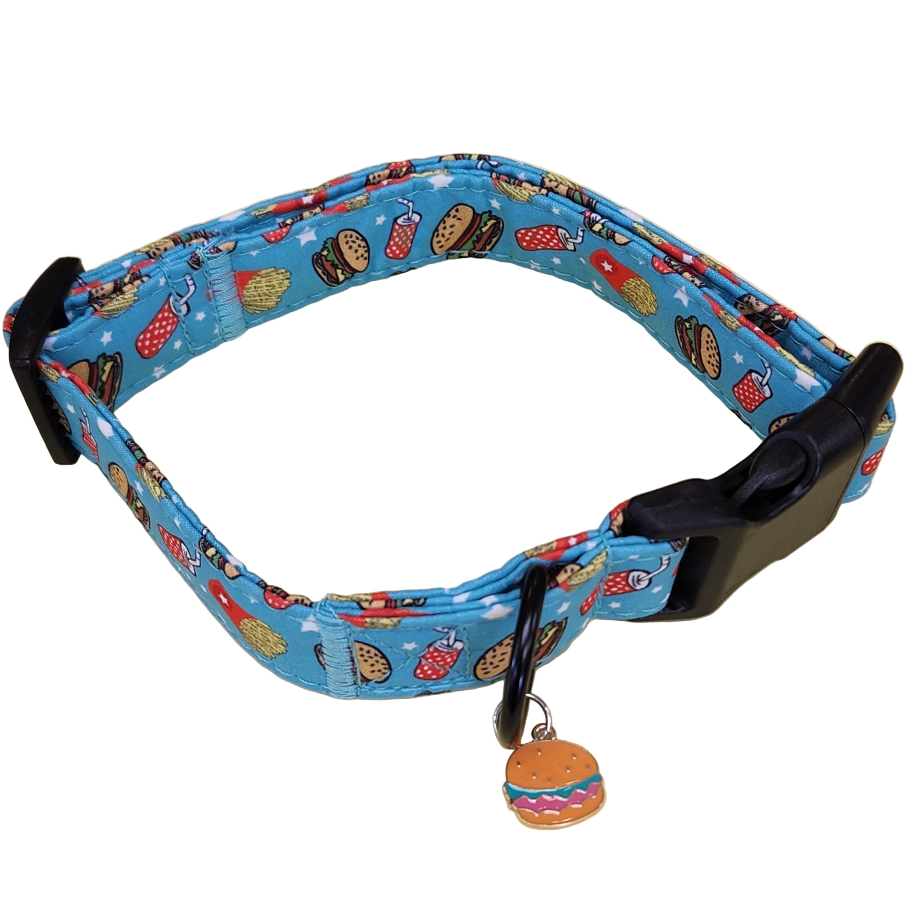 Food Series Polyester Dog Collar Adjustable from 16" to 24"
