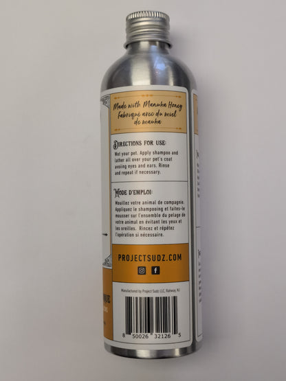 PROJECT SUDZ Hypoallergnic Pet Shampoo w/ Oatmeal & Honey